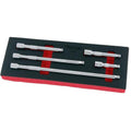 Neilsen 5PC 1/4" Socket Extension Bar Set 50MM to 225MM