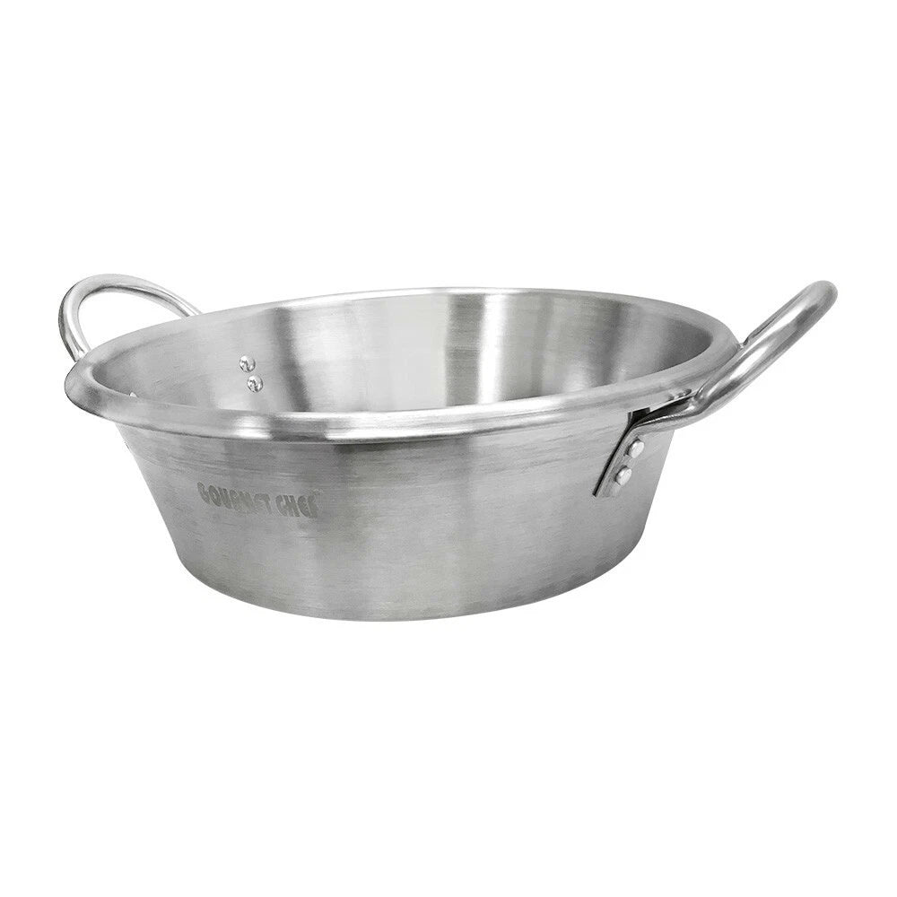 Stainless Steel 16 Inch Diameter Outdoor Cooking Flate Carnitas Cazo