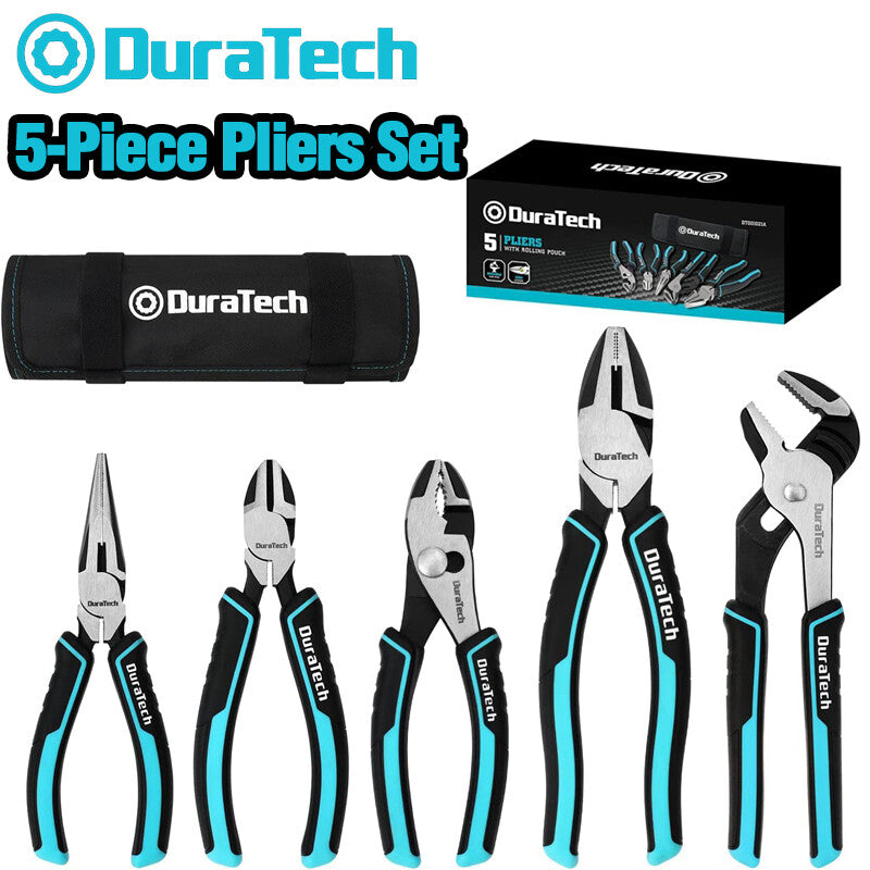 DURATECH 5-Piece Plier Set by DURATECH