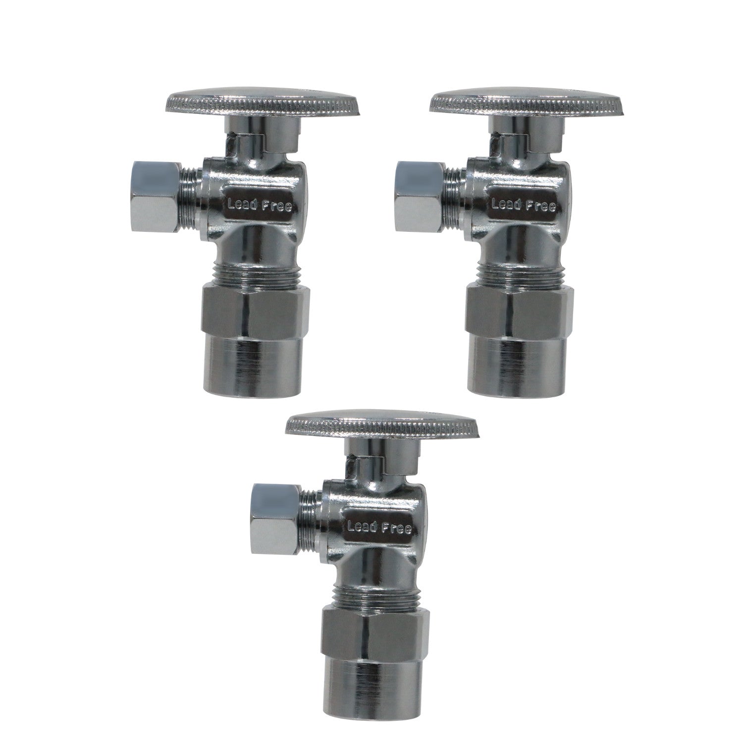3 Pack XFITTING 1/2" CPVC x 3/8" OD Compression Angle S