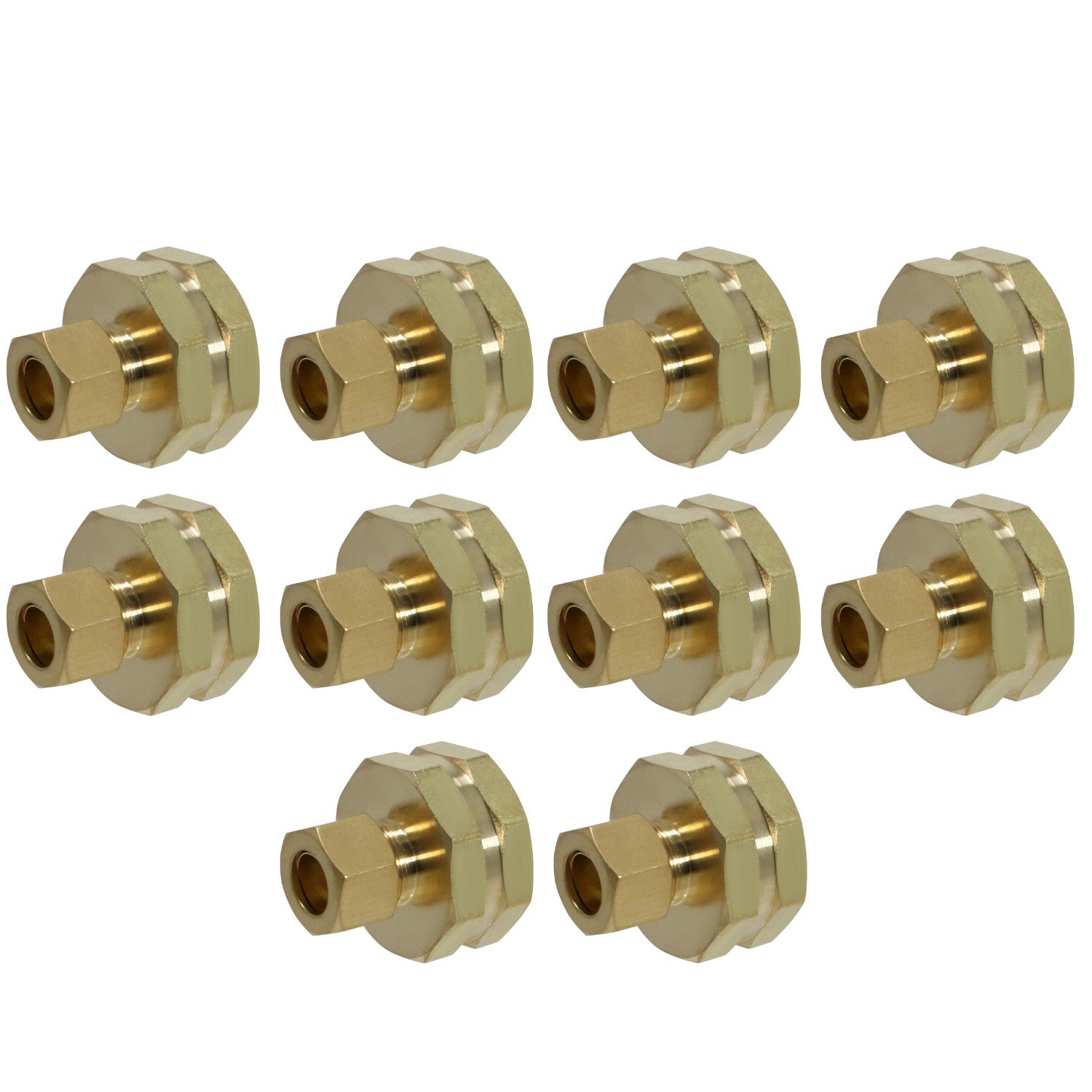 XFITTING 3/8" OD Comp. x 3/4" FHT Adapter
