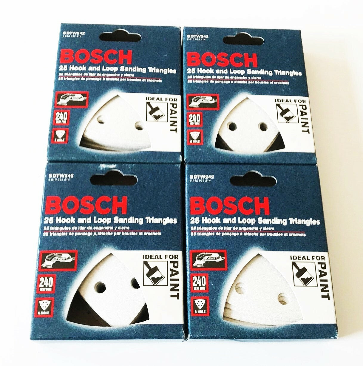 BOSCH Hook & Loop Sanding Triangles