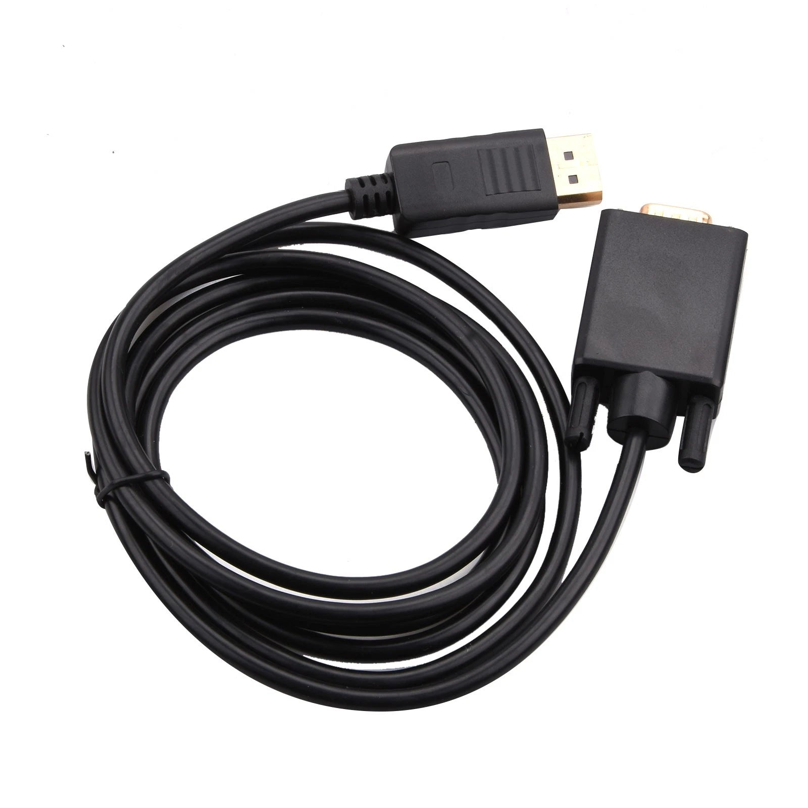 Dp Display Port To Vga Converter Male To Male Gold-plated Cord