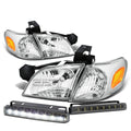 Chrome Headlight+ambe<wbr/>r Corner+LED Drl Fog | Built Supply Co