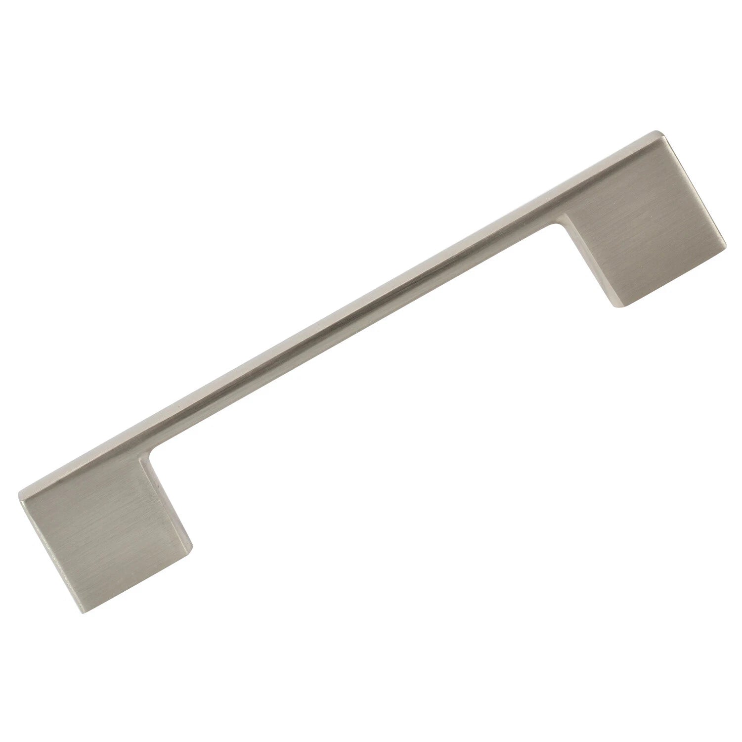 5 Pack Rok Modern Tele 96mm Centers Brushed Nickel Cabinet Pull