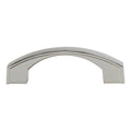 Bow Style 3 Inch Hole Centers Nickel Cabinet Hardware Pull / Handle