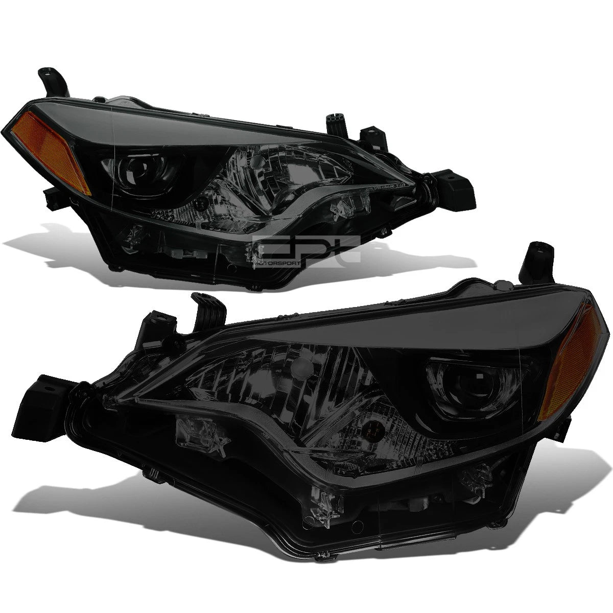 Fit 2014-2016 Toyota Corolla Smoked Housing Amber | Built Supply Co