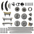 Complete Kit Timing Chain VVT Cam for Saab 9-4X 2.8L V6 9-5 2.8L V6 Saturn Aura