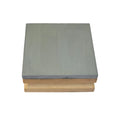 3" Hardened Steel Combination Bench Block With Wooden Base Jewelry