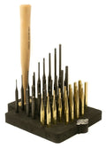 Grace Master Gunsmith Punch Set 53pc w BH-8DT Hammer Br