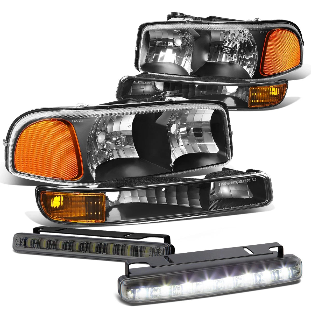 Black Housing Head+bumper+co<wbr/>rner+smoke Led | Built Supply Co
