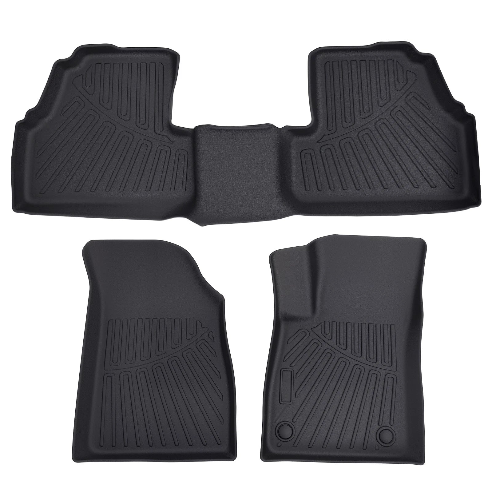 Floor Mats Liner for Buick Encore Chevy Trax 13-22 TPE Front &amp; Rear Black