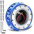 Blue Steering Wheel Twist Lock Quick Release Hub Adapter Kits-j2