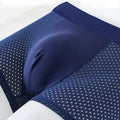 All Season Comfortable Mens Boxer Briefs Large Size Ice Silk