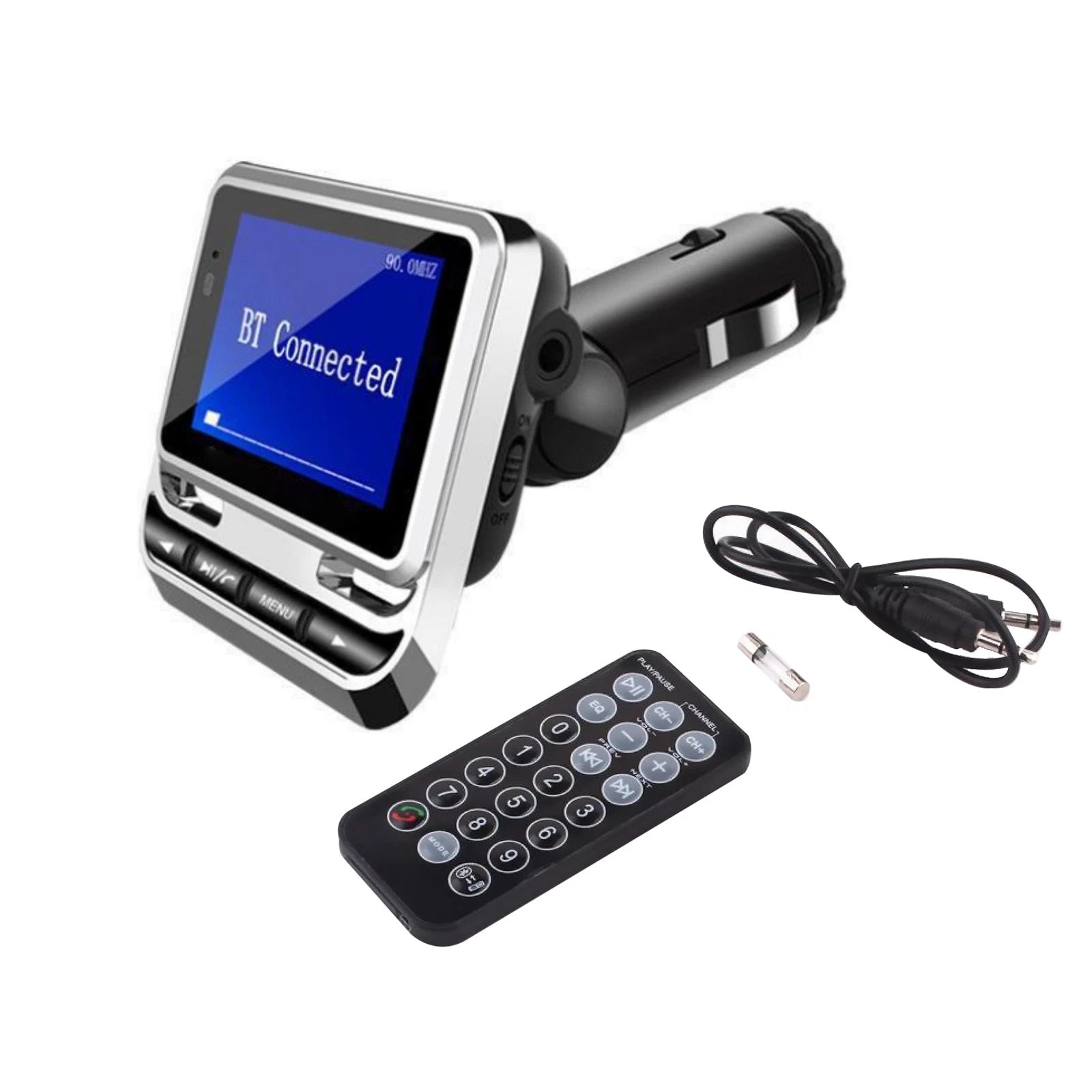 Car Bluetooth Fm Radio Transmitter Part Cigarette Lighter Radio Music