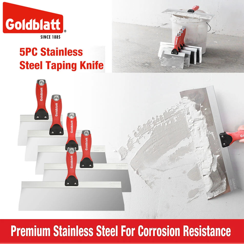 Goldblatt Stainless Steel Taping Knives For Drywall Joint Taping