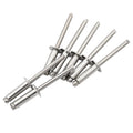 All Stainless Steel Open End Domed Head Blind Pop Rivets M4 Diameter
