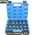 21PCS Crows foot Wrench Set 1/2" and 3/8” Drive Flare Nut Crowfoot Wrench Set