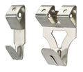 Silver Picture Wall Hooks Decorative Zinc Single/Double 1, 3, 10, 25