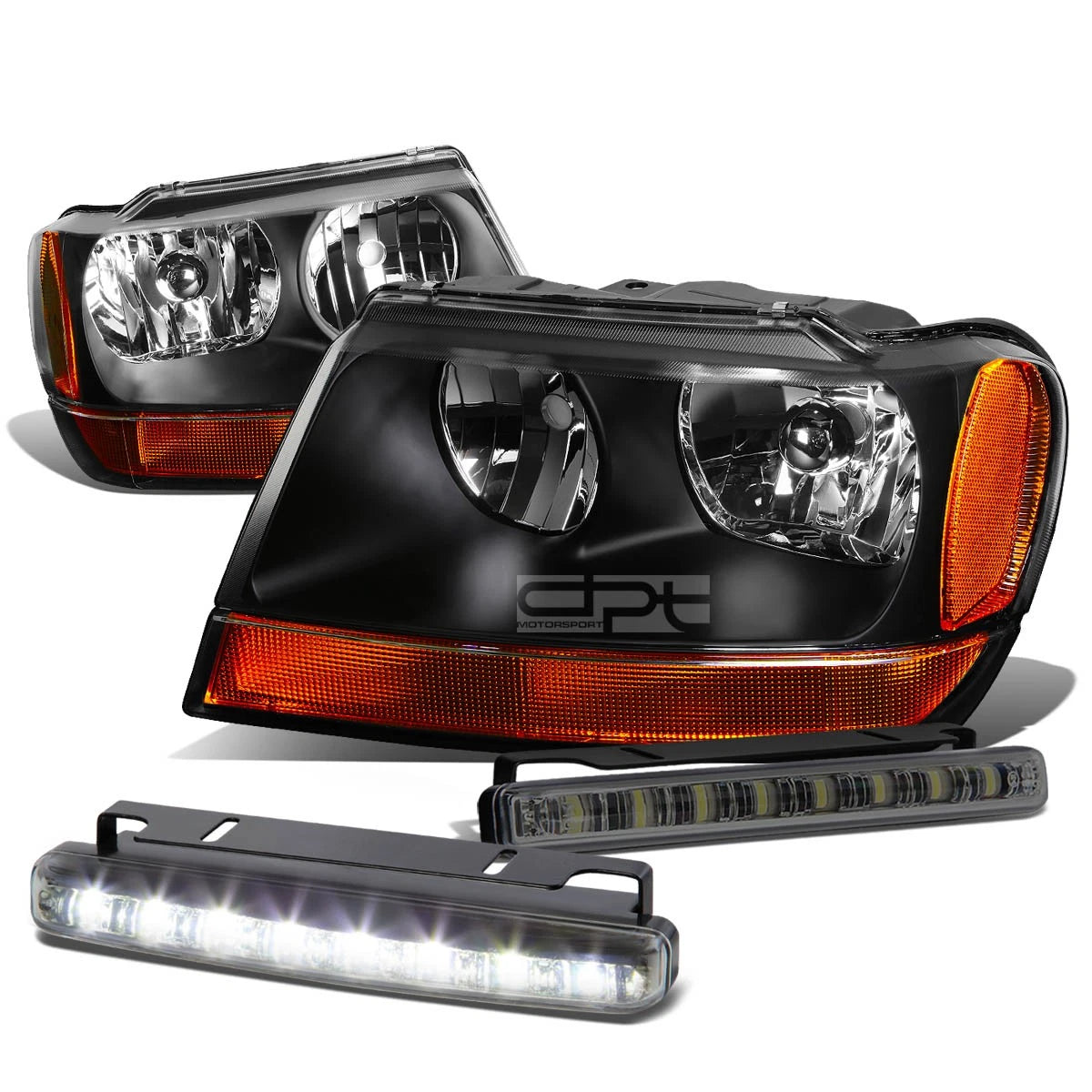 Black Head+amber Signal+smoked Led Fog Light Kit | Built Supply Co