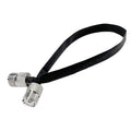 New Metal Door Pass Through Flat Rf Coaxial Cable Uhf Female 12-inch