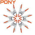 PONY 6" Heavy Duty Spring Clamp Set 6PACK 2" Jaw Opening Steel Spring Clip Clamp