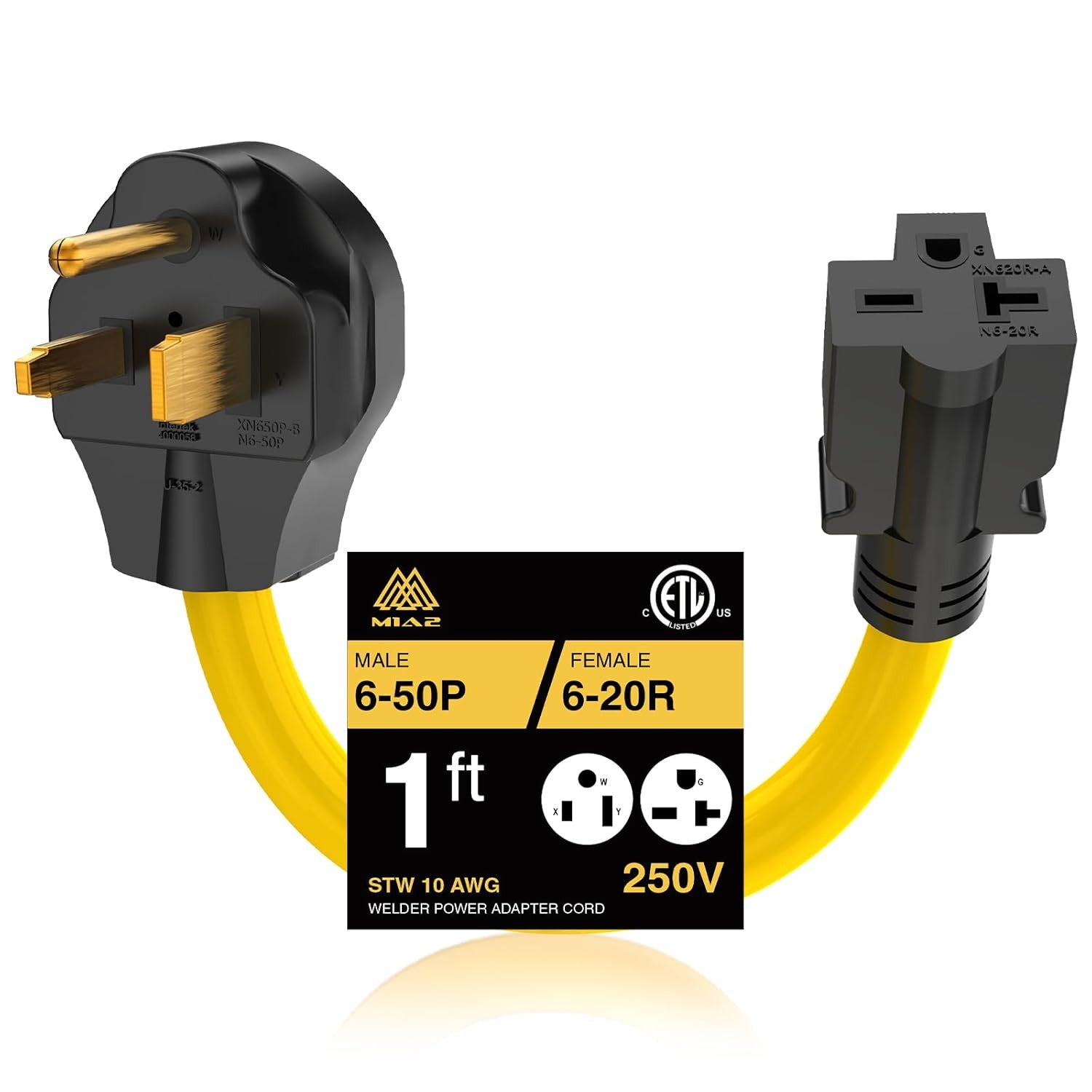 [240V to 240V] Welder Power Adapter 220 Volt Plug Adapter Nema 6-50P