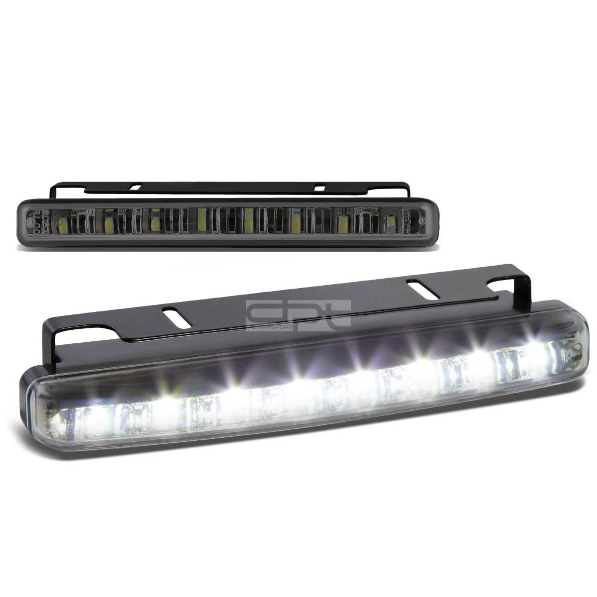 6.25" 8 Smoked Smd Led Drl/daytime Driving/fog Bumper/grille Slim