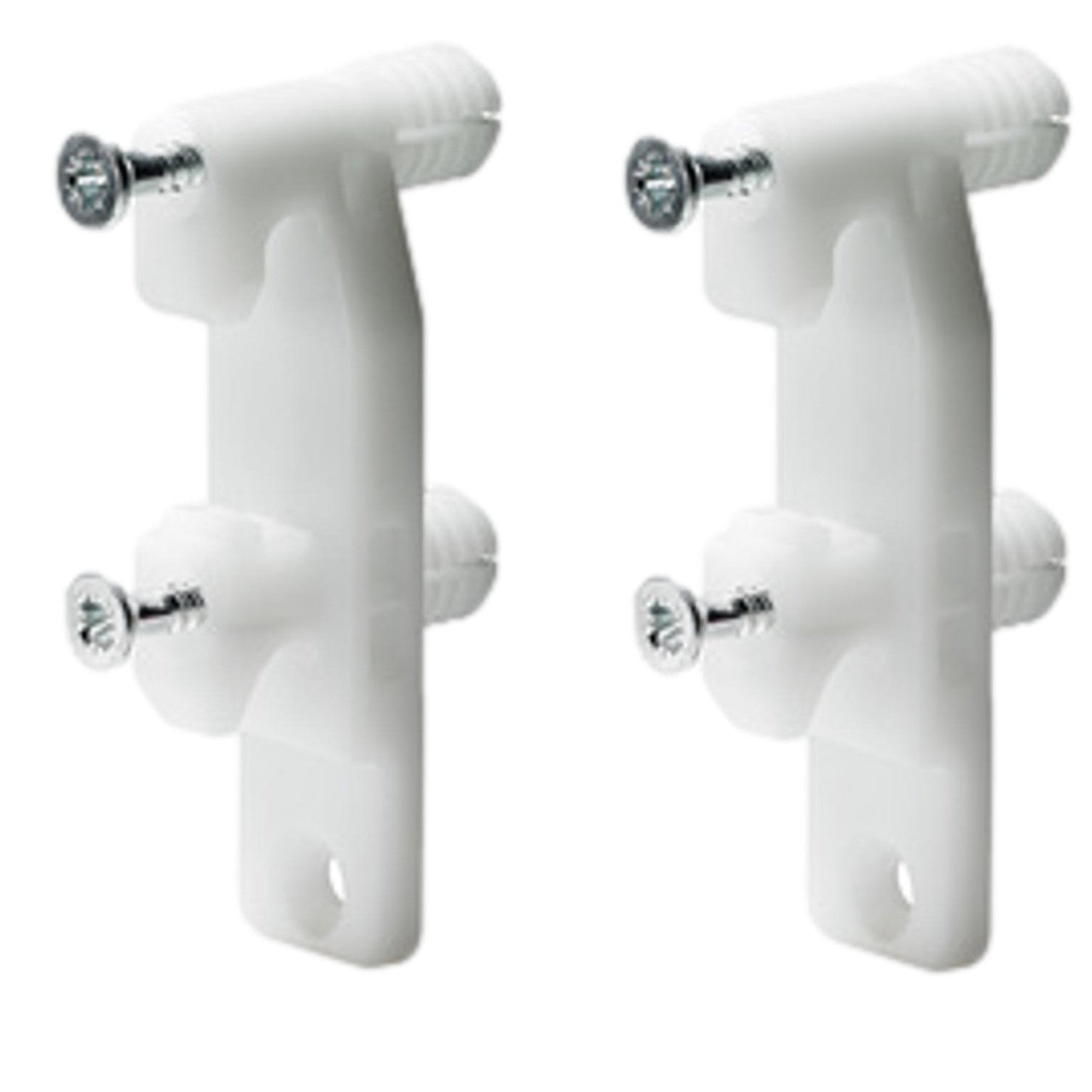Hettich Drawer Front Connector Bracket with Expanding Socket (pair)