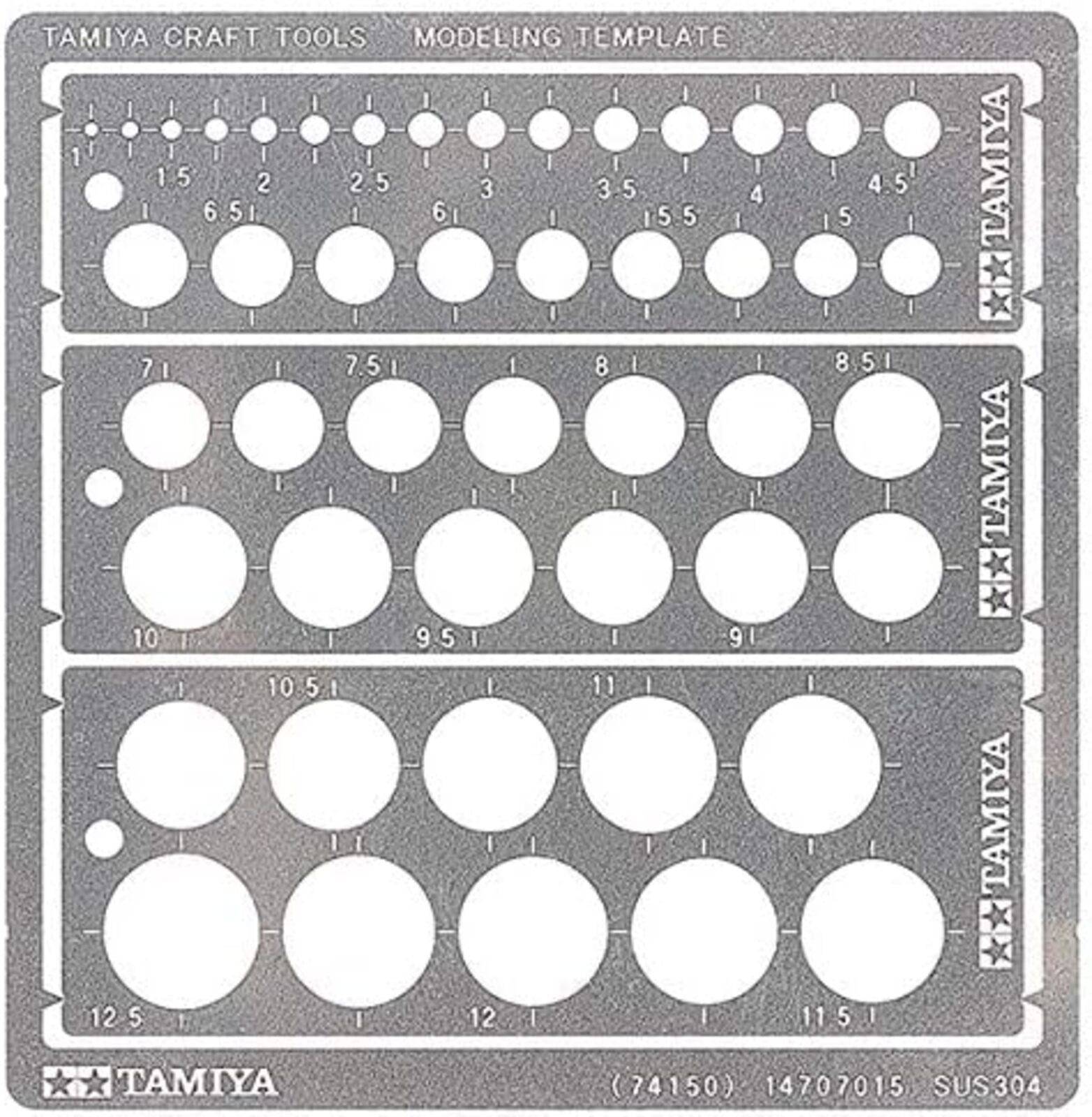 TAMIYA Craft Tools Modeling Plate (Round)