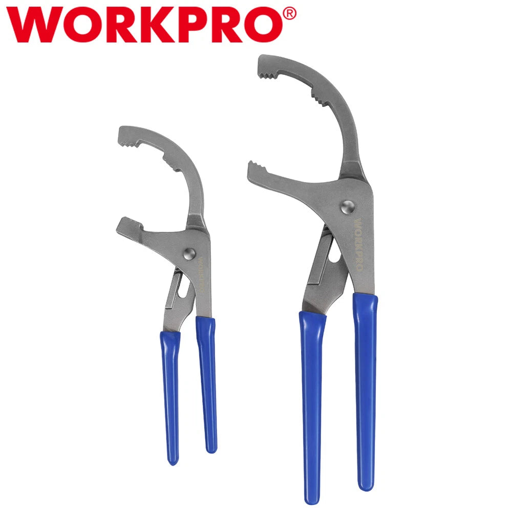 Workpro 9" 12" Oil Filter Wrench/plier Set | Built Supply Co