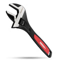 ARROW 10-Inch Adjustable Wrench Cr-V Steel Wide Jaw