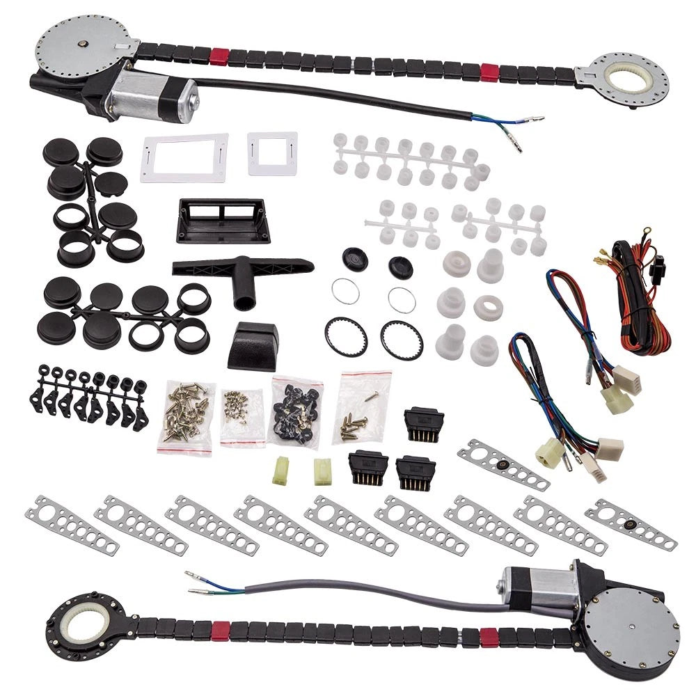 Universal Electric Power Window Lift Regulator Conversion Kit for SUVs