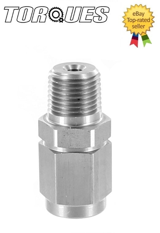 AN-3 (3AN) Female To 1/8" NPT MALE Stainless Steel Oil Pressure Gauge