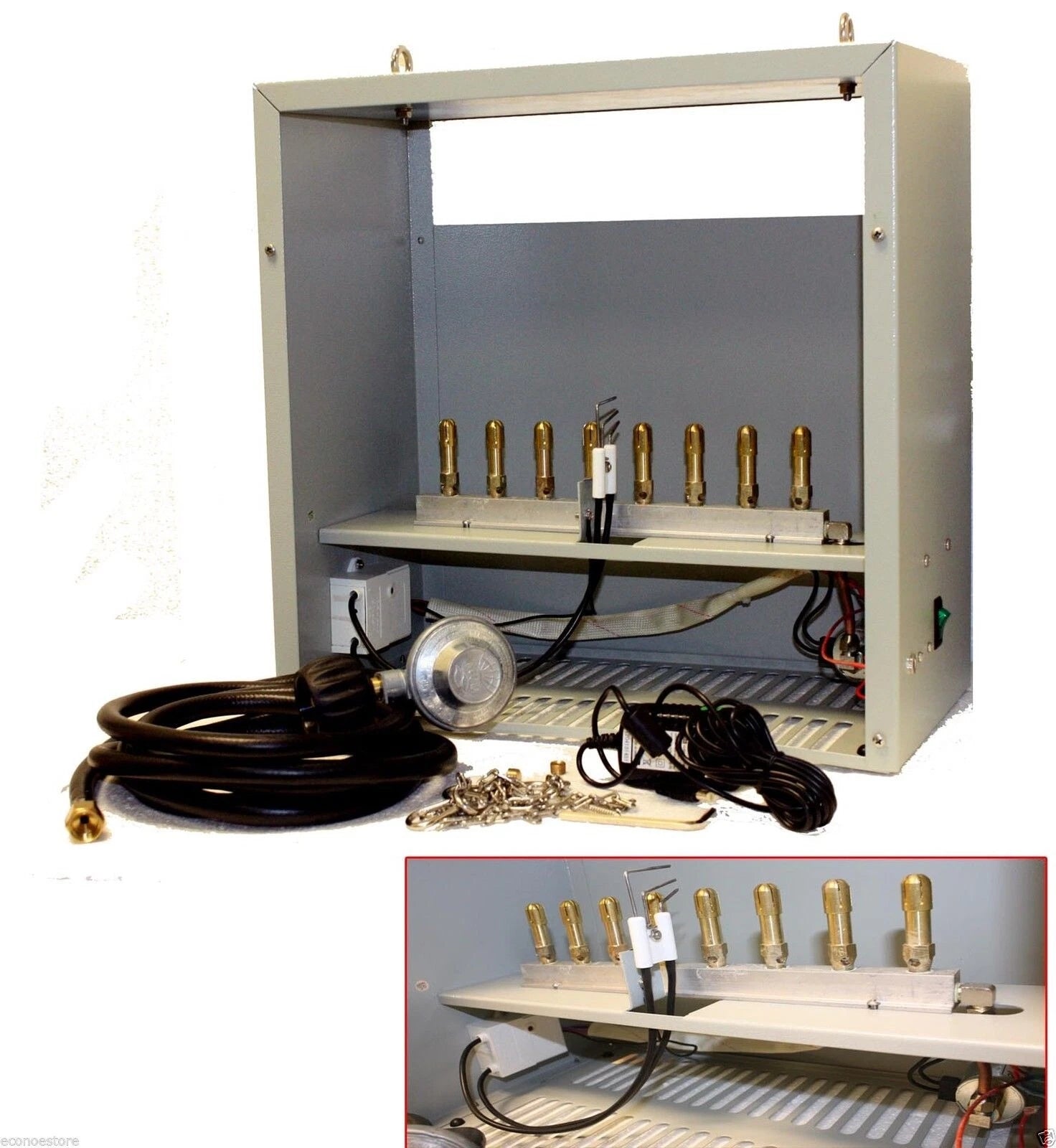 Hydroponic Grow Room Autopilot Co2 Generator Lp Propane Gas 8 Burner