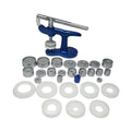 Glass & Back Fitting Machine W/ 29 Dies (20 Aluminium + 9 Plastic) &