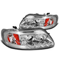 [Halo Rings+LED Drl] Fit 1997-2003 Ford F150 Chrome | Built Supply Co