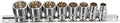 Titan 3/8-Inch Drive Metric Spline Socket Set by Titan