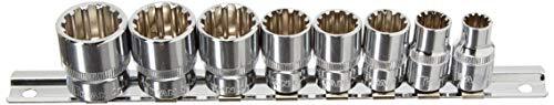 Titan 3/8-Inch Drive Metric Spline Socket Set by Titan