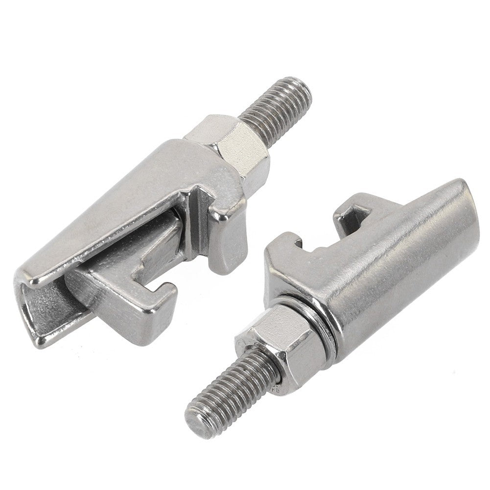M8 Size Dual Jaw Clamps Pack of Two Made from Robust Stainless Steel MaterialOpe