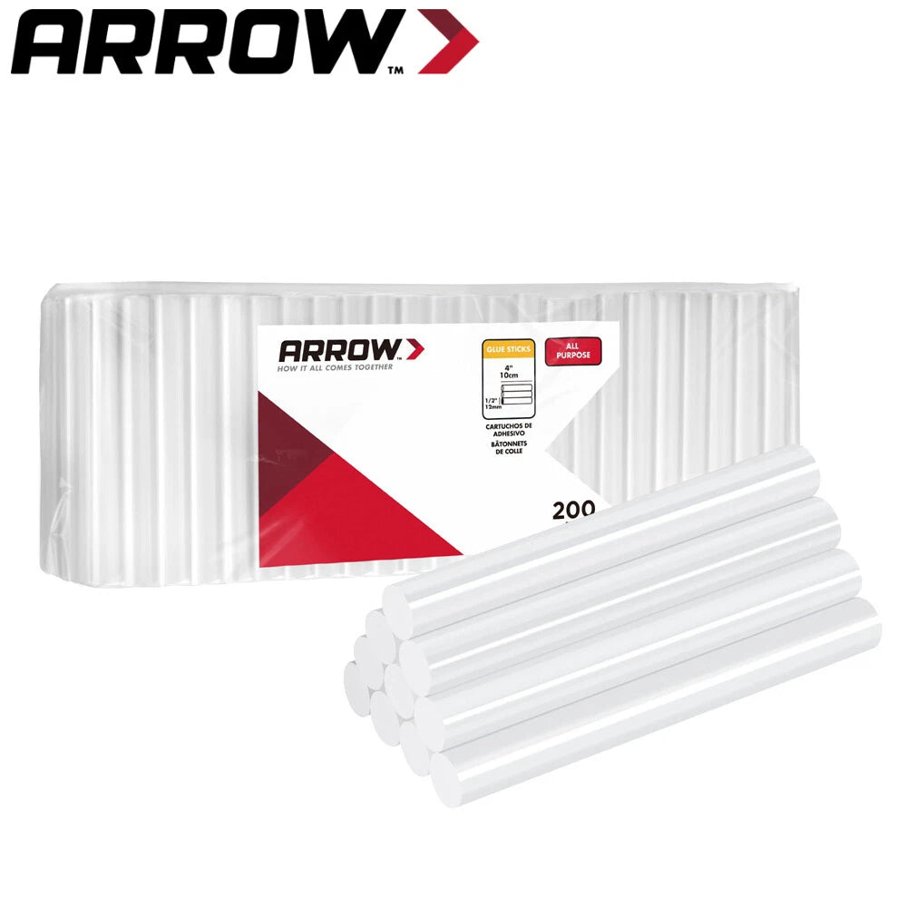 Arrow Full Size Hot Glue Stick Black Glue Gun Stick 4"x1/2" Hot Melt