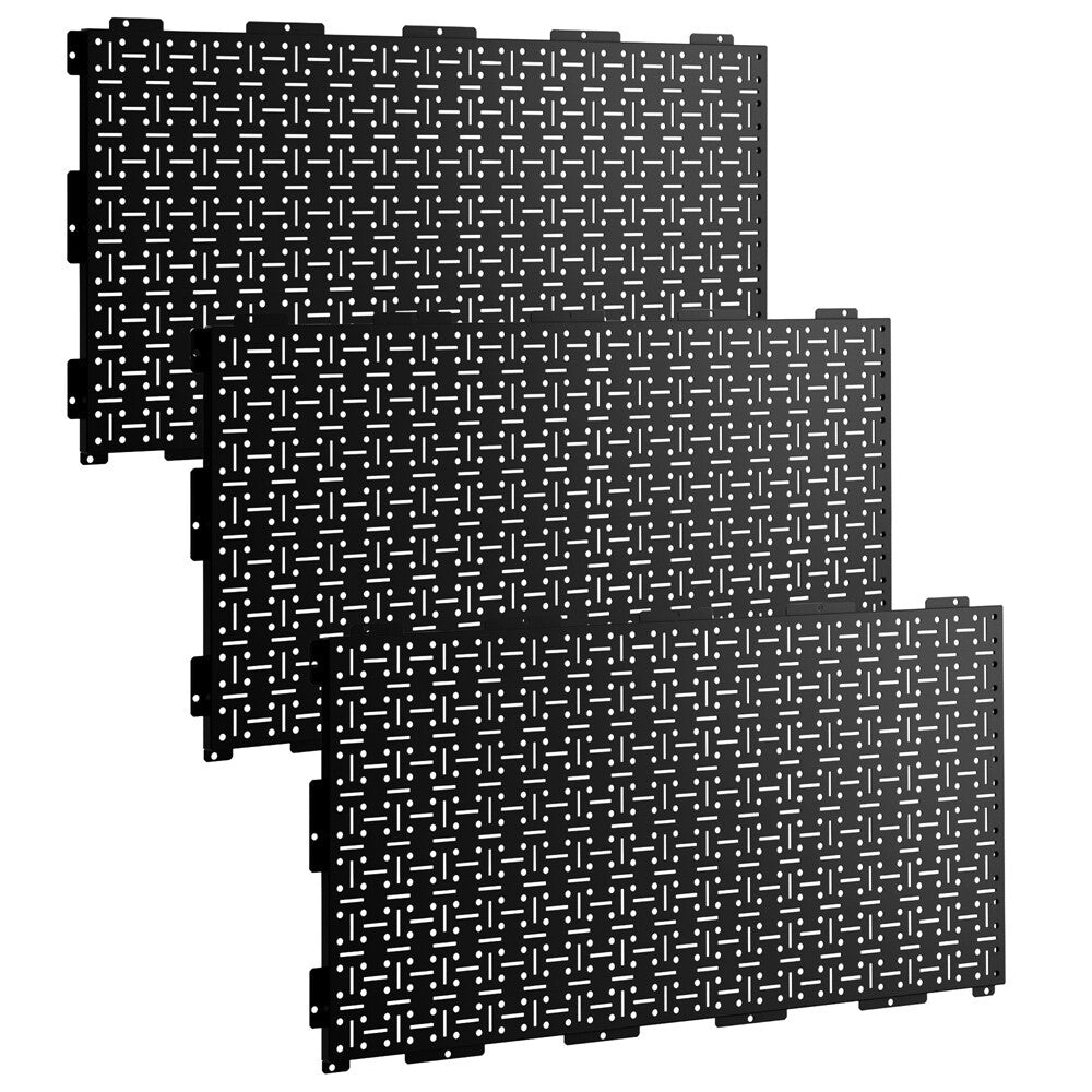 WORKPRO 3-Pack Metal Pegboard Wall Organizer 16"x32" by WORKPRO