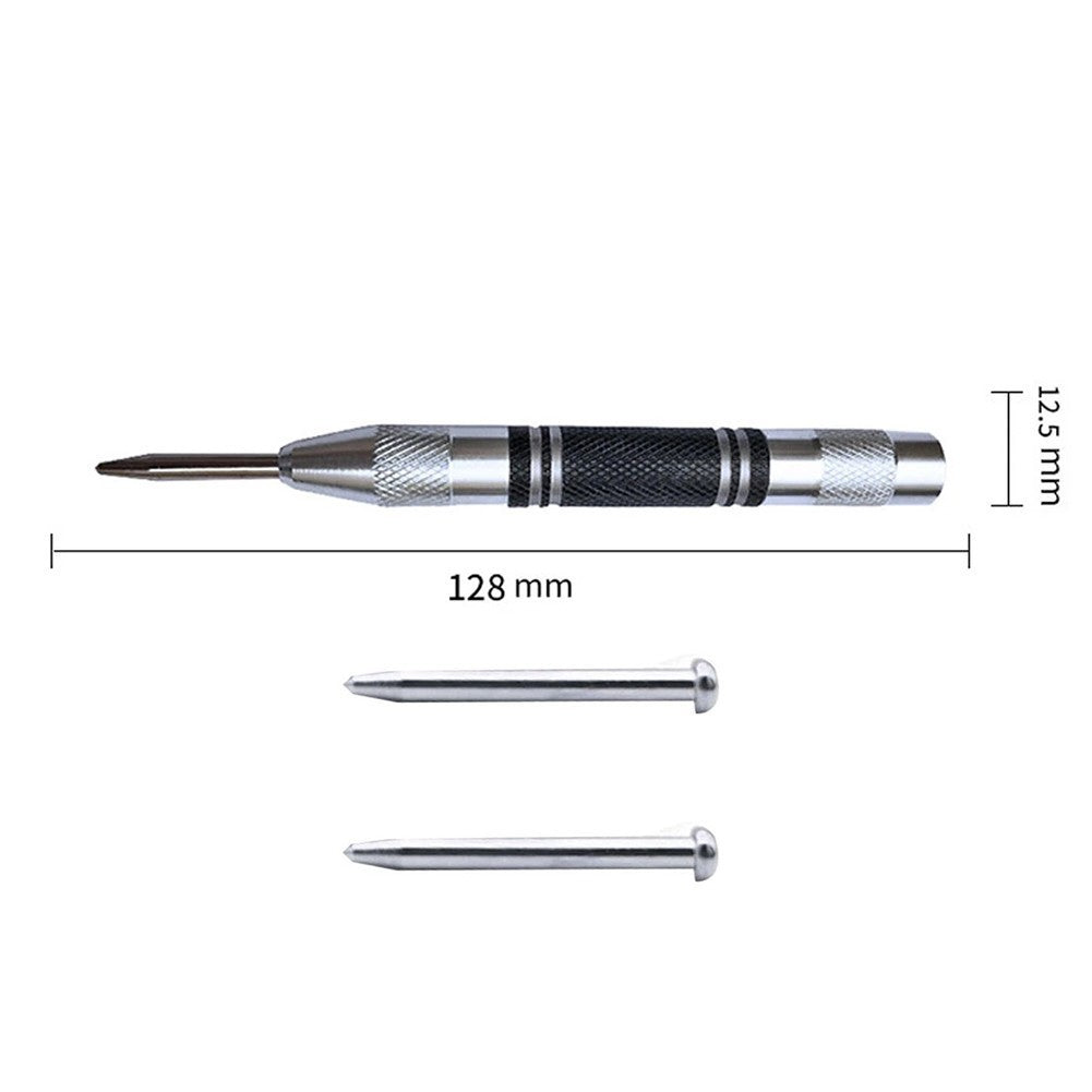 Automatic Center Punch with Non-Slip Grip - 1pc by Unbranded