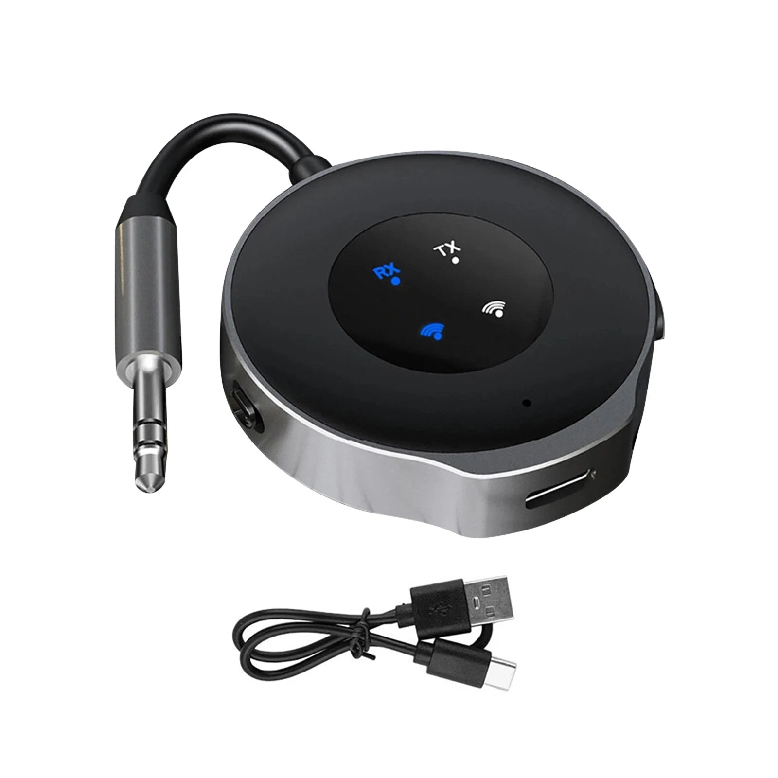 Portable Bluetooth 5.3 Wireless Transmitter Receiver Car Aux Audio