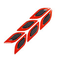 Auto Car Vent Edge Bumper Reflective Sticker Decal Wide-angle
