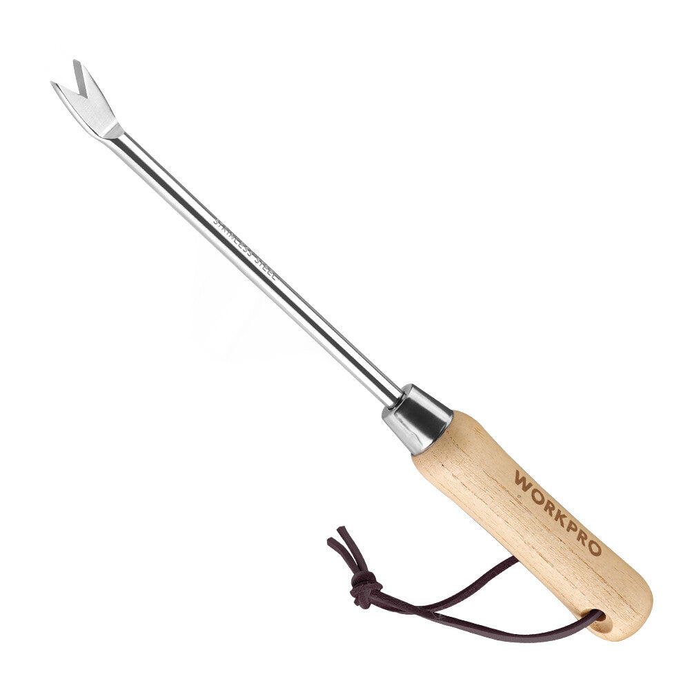 Workpro 11-1/2" Dandelion Weeder Puller Tool Stainless Steel Garden