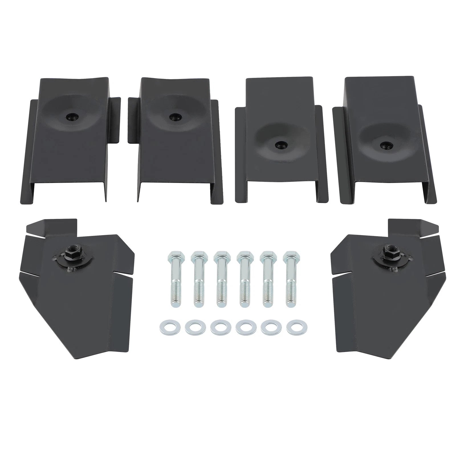 Full Tub Body Mount Repair Front Rear Middle for Jeep Wrangler TJ 97-06 w/ Bolts
