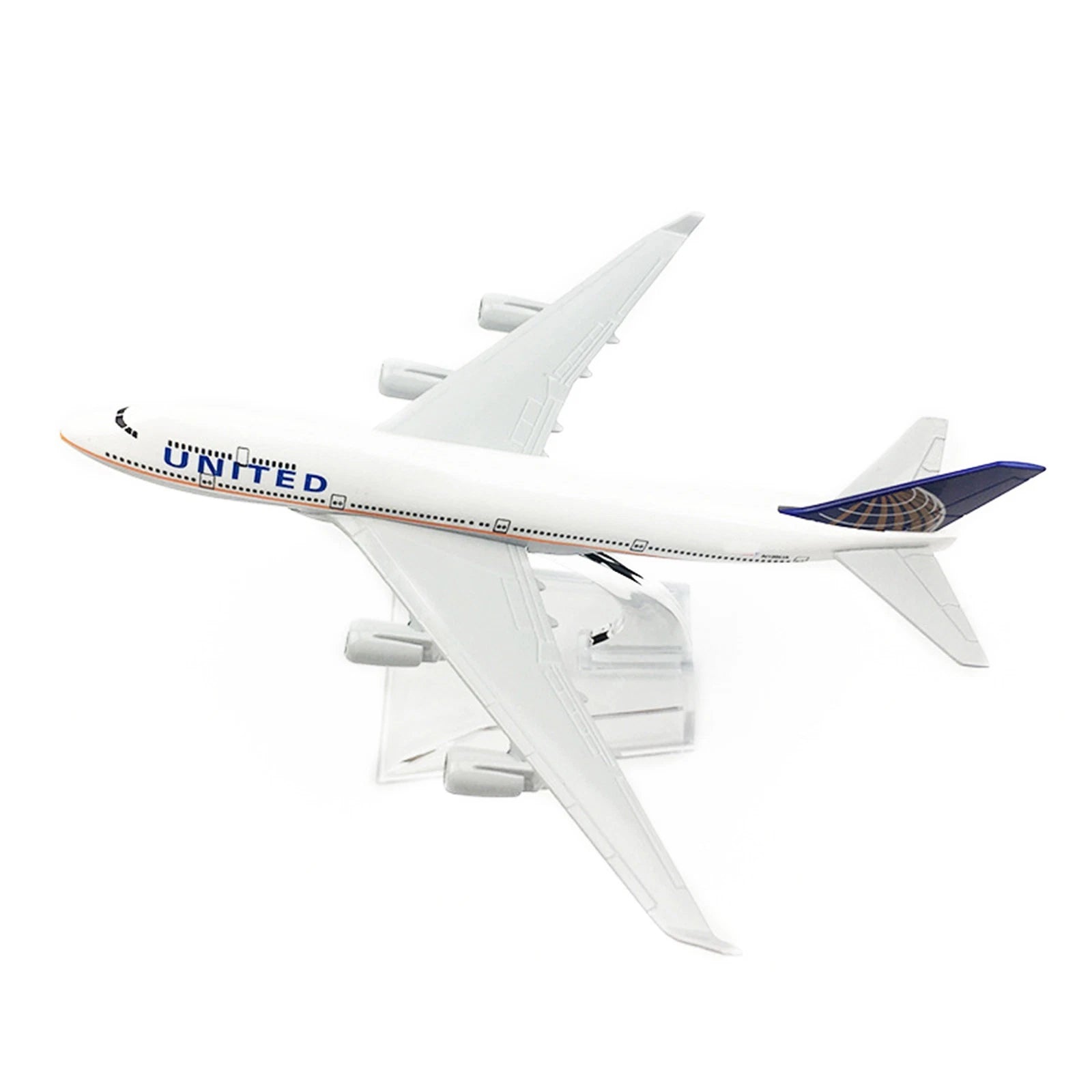 16cm United Airlines B747 Model Plane 1/400 Alloy Diecast Airplane