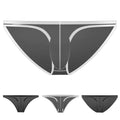 Low Waist Mesh Underwear Briefs Mens Ultrathin Seamless Breathable