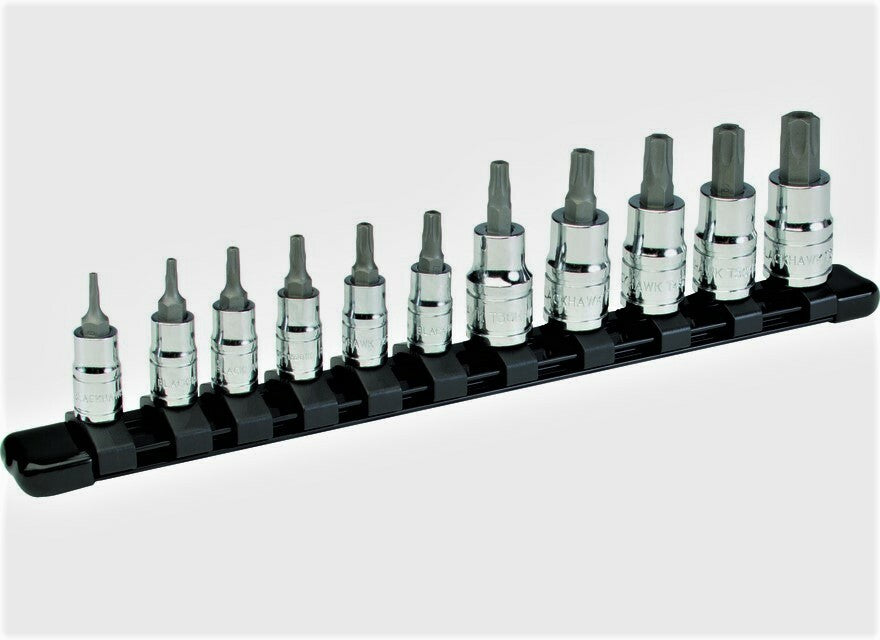 Proto Blackhawk 11pc Tamper Resistant Torx Bit Set